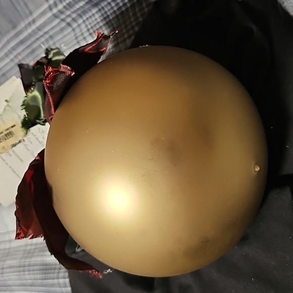 Vtg Jesica Sarabella 2001 Christmas Signed Ornament with Red Bow NWT - Picture 6 of 8